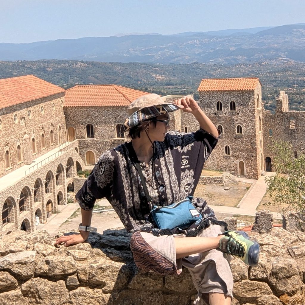 The owner in Mystras, Greece